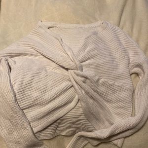 White Hollister sweater